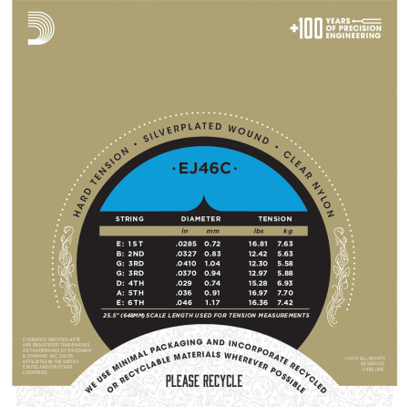 D'Addario EJ46C по цене 1&nbsp;750 ₽