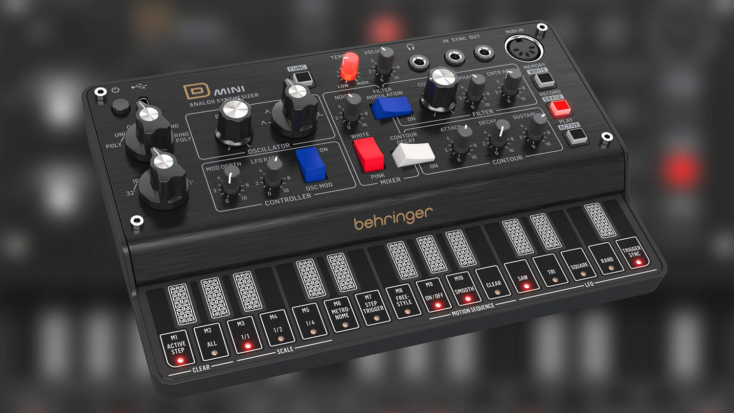 Behringer D Mini: мини‑синтезатор по мотивам Minimoog Model D