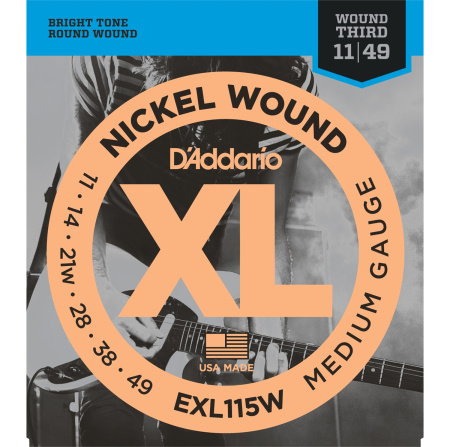 D'Addario EXL115W по цене 950 ₽
