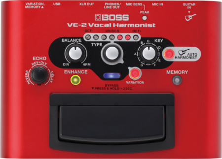 Boss VE-2 Vocal Harmonist по цене 31&nbsp;940 ₽