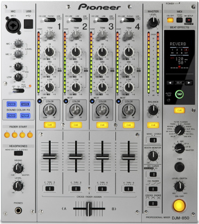 Аренда пульта микшерного Pioneer DJM-850 по цене 2 500.00 ₽